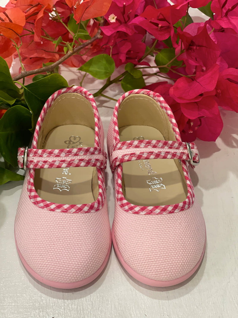 Pink Gingham Mary Jane
